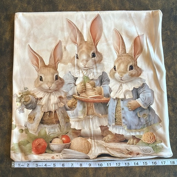 NEW Beatrix Pottet Peter Rabbit inspired nursery baby's room throw pillow cover - Picture 2 of 13